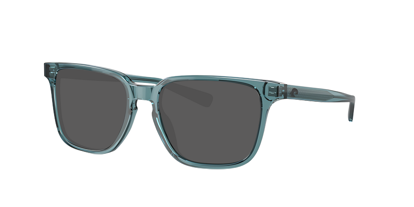 DEEP CRYSTAL AQUAMARINE, Grey-Polarized, Costa