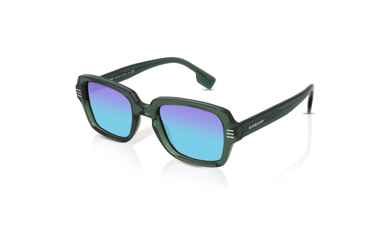 Green , Blue-Mirrored