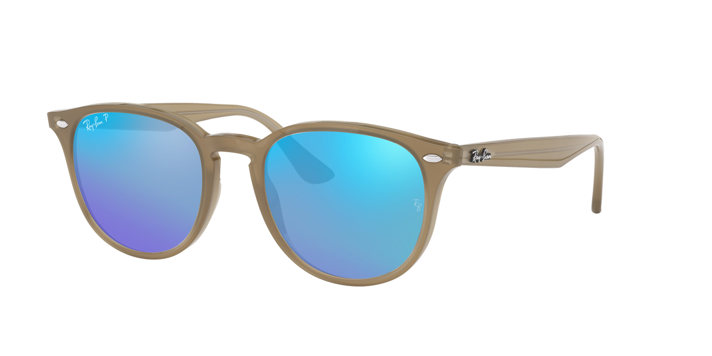 OPAL BEIGE, Mirrored Blue-Polarized, Rayban