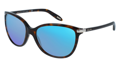 Shiny Dark Tortoise, Blue-Mirrored