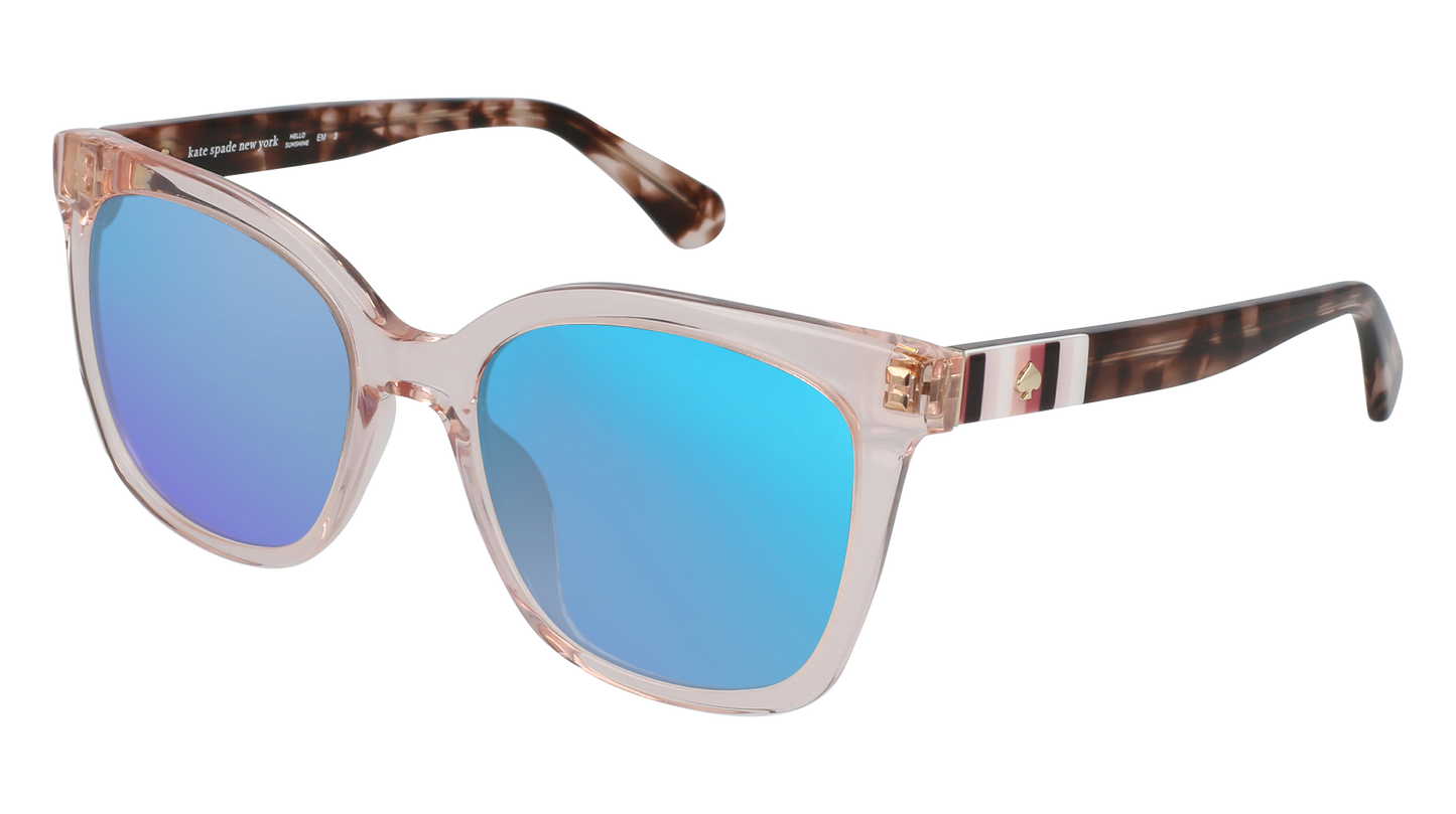 Peach, Blue-Mirrored