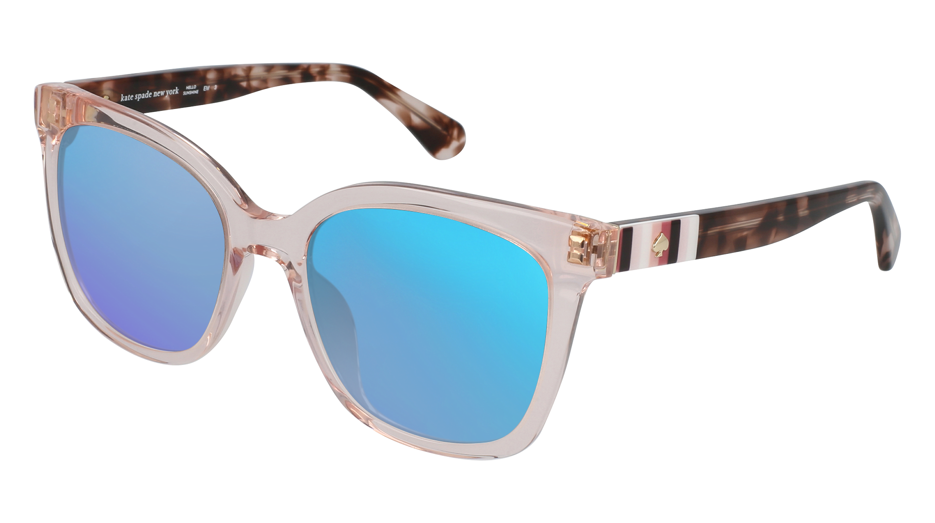 Peach, Blue-Mirrored