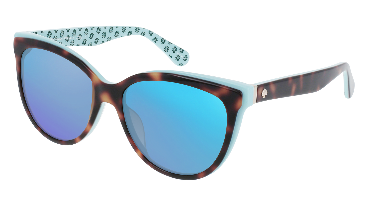 Havana Pattern Green, Blue-Mirrored