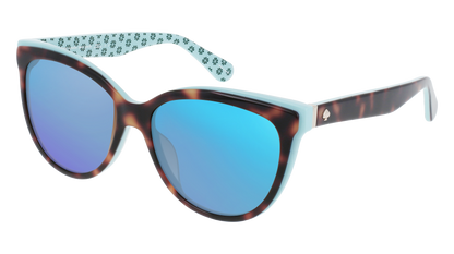 Havana Pattern Green, Blue-Mirrored