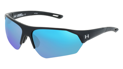Black, Blue-Mirrored