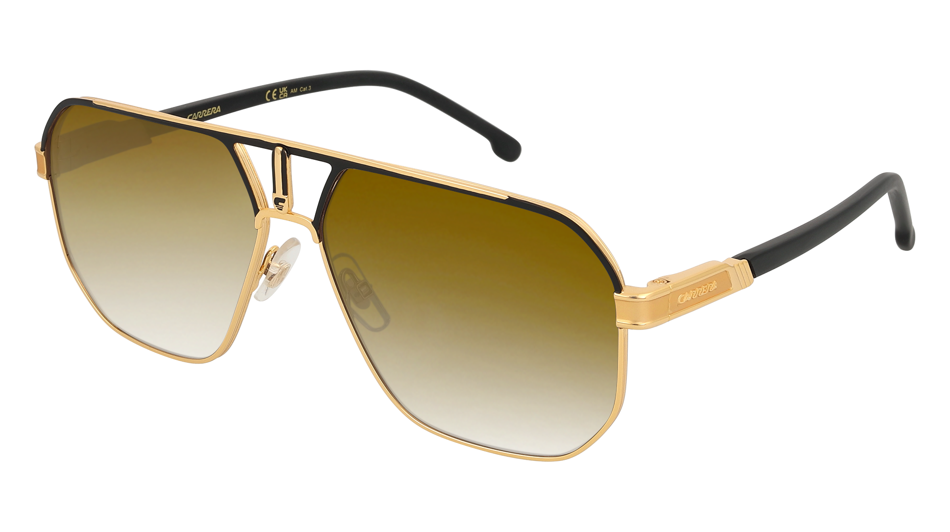 Matte Black-gold, Brown Gradient