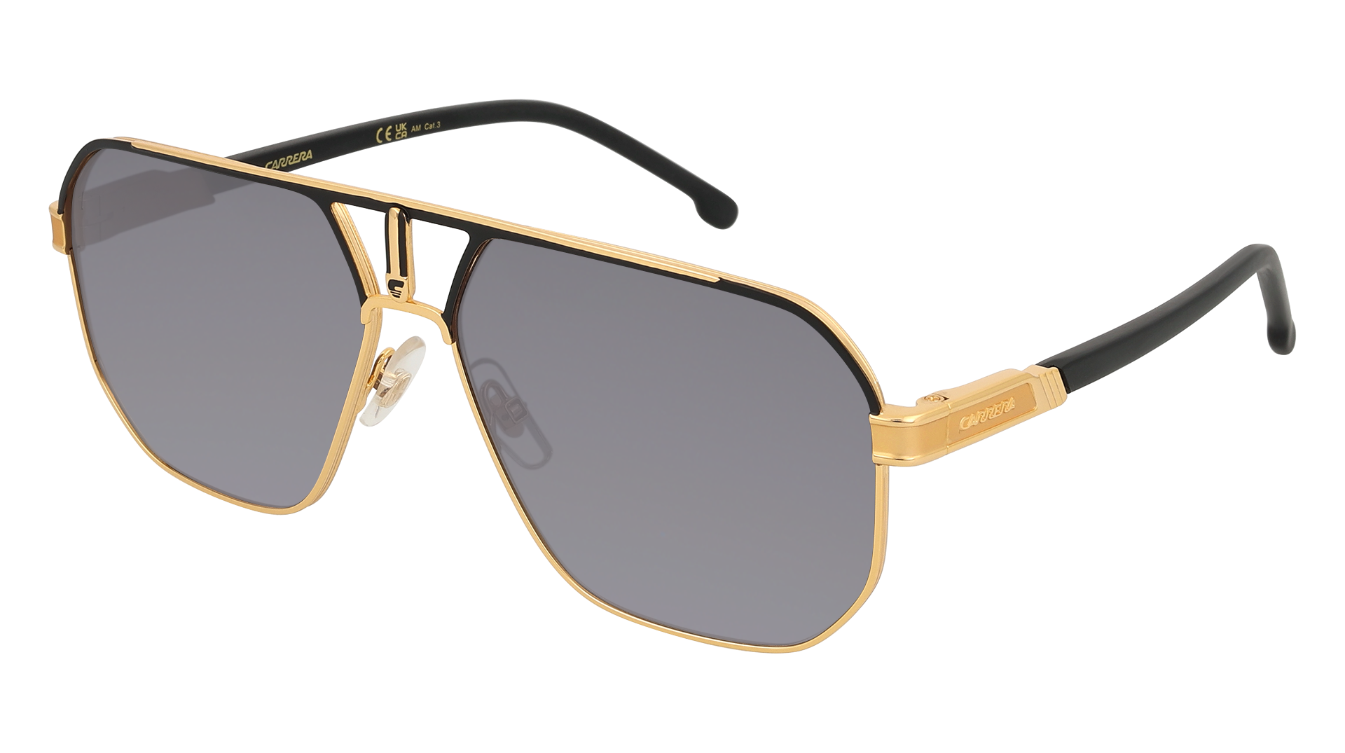 Matte Black-gold, Grey-Polarized