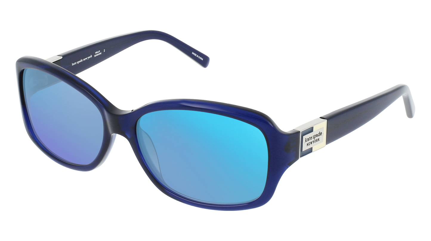 Navy, Blue-Mirrored