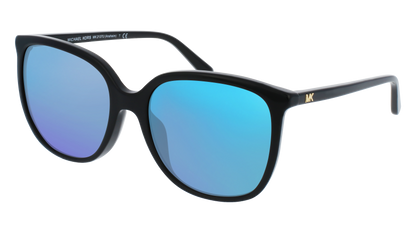 Black, Blue-Mirrored