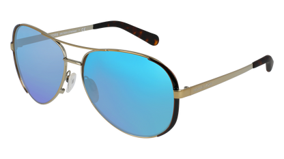 Gold/Brown, Blue-Mirrored