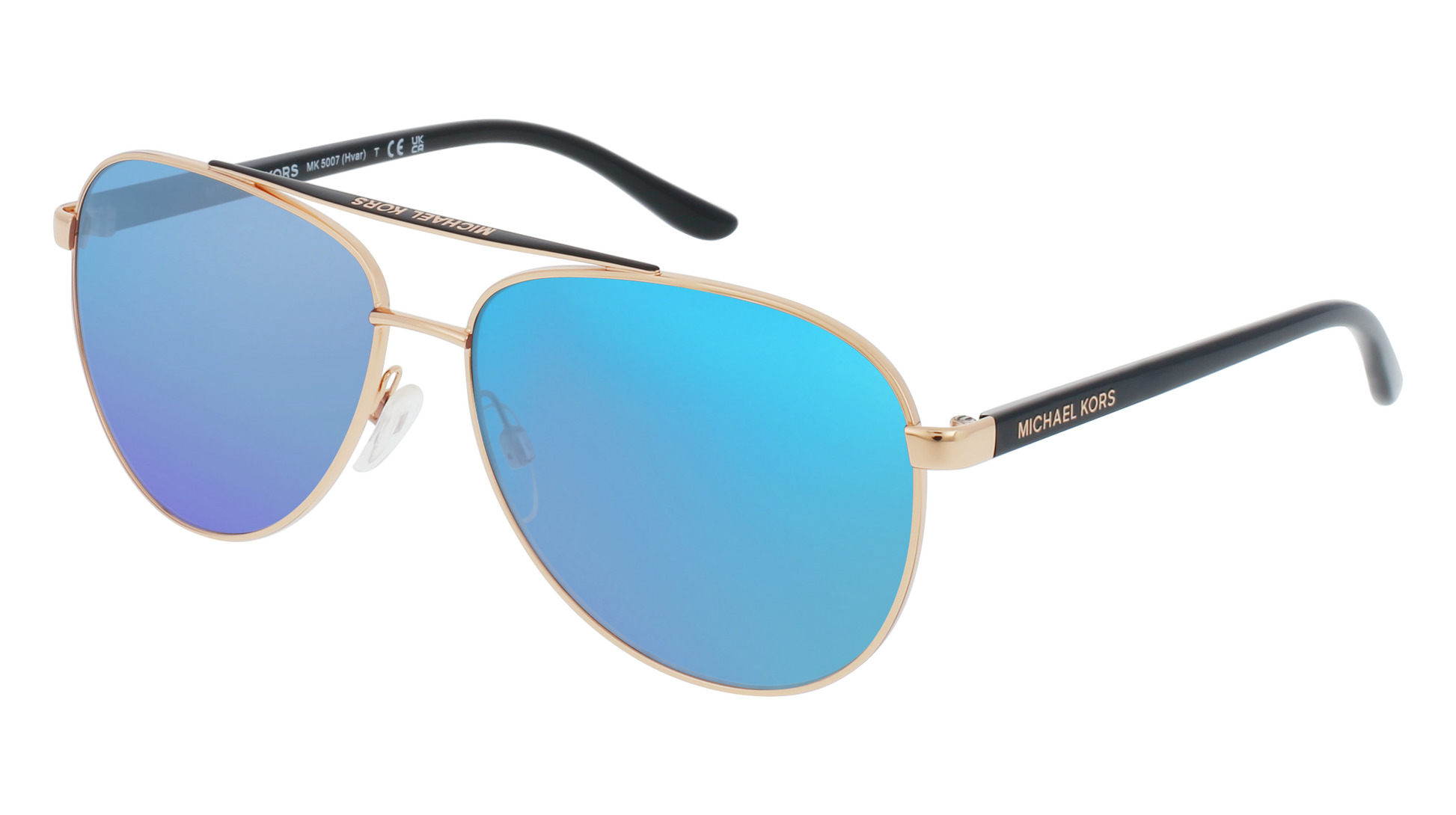 Rose Gold, Blue-Mirrored