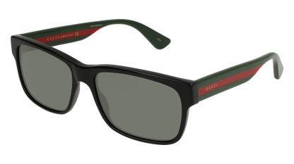 Black/Multicolor, Green-Polarized