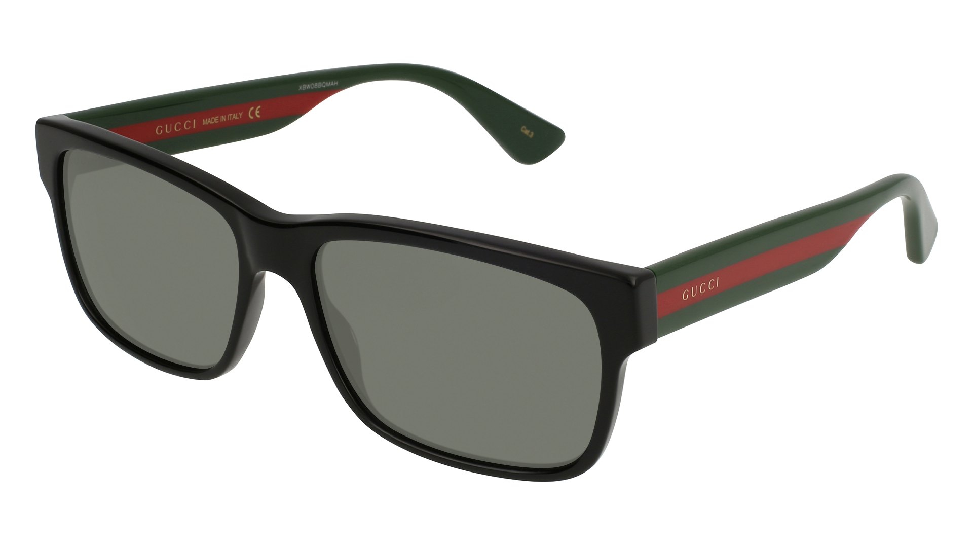 Black/Multicolor, Green-Polarized