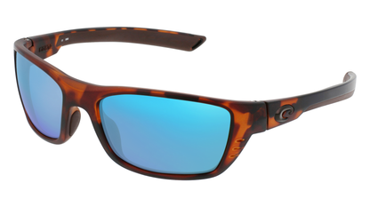 RETRO TORTOISE, Blue-Mirrored