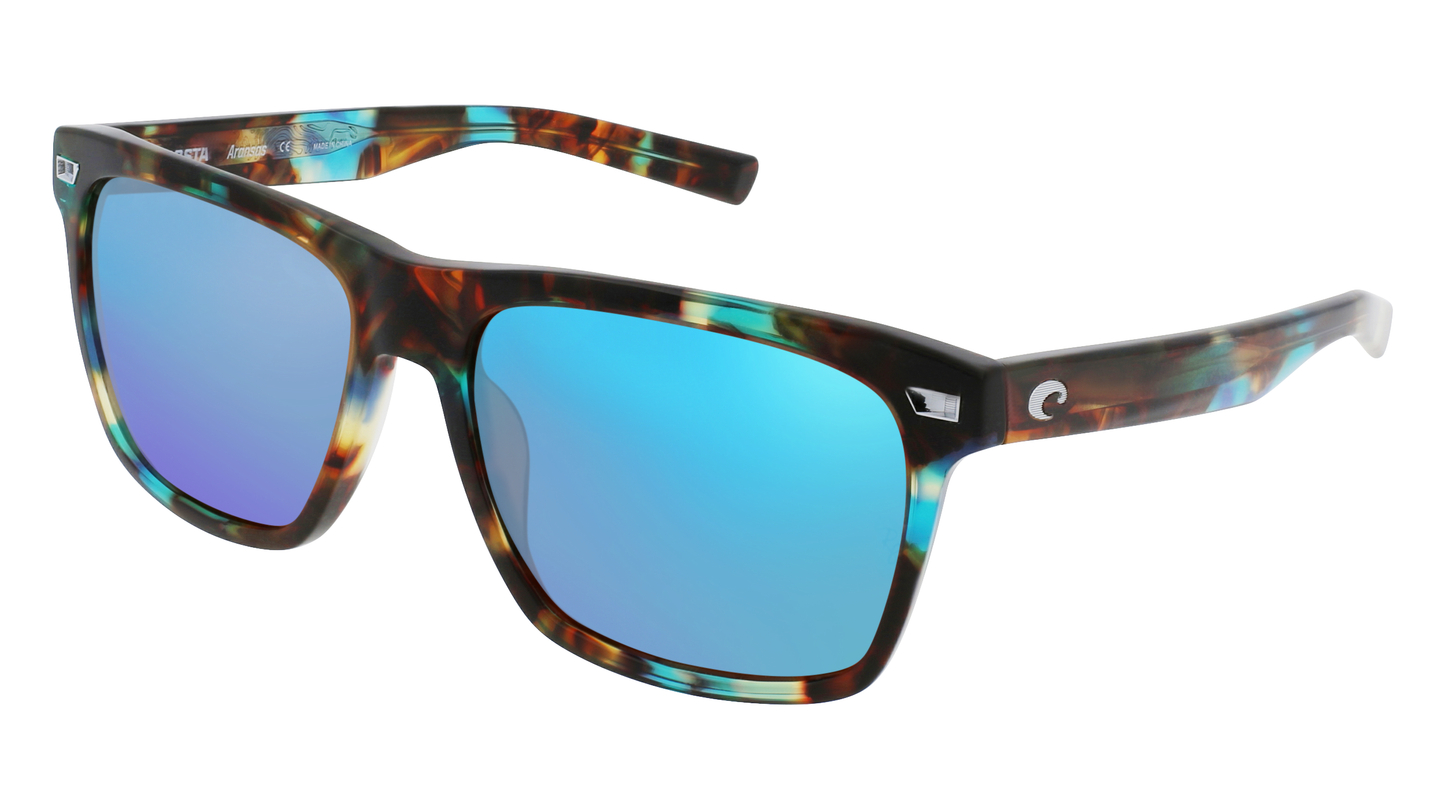 SHINY OCEAN TORTOISE, Blue-Mirrored, Sunberryrx