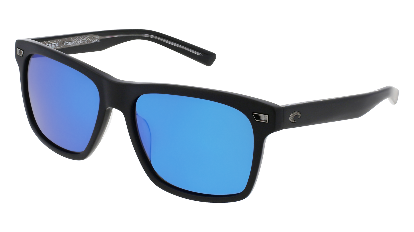 Matte Black, Blue-Mirrored, Sunberryrx