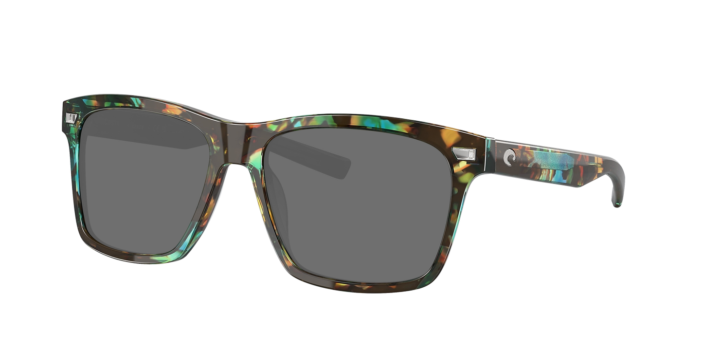 SHINY OCEAN TORTOISE, Grey-Polarized, Costa