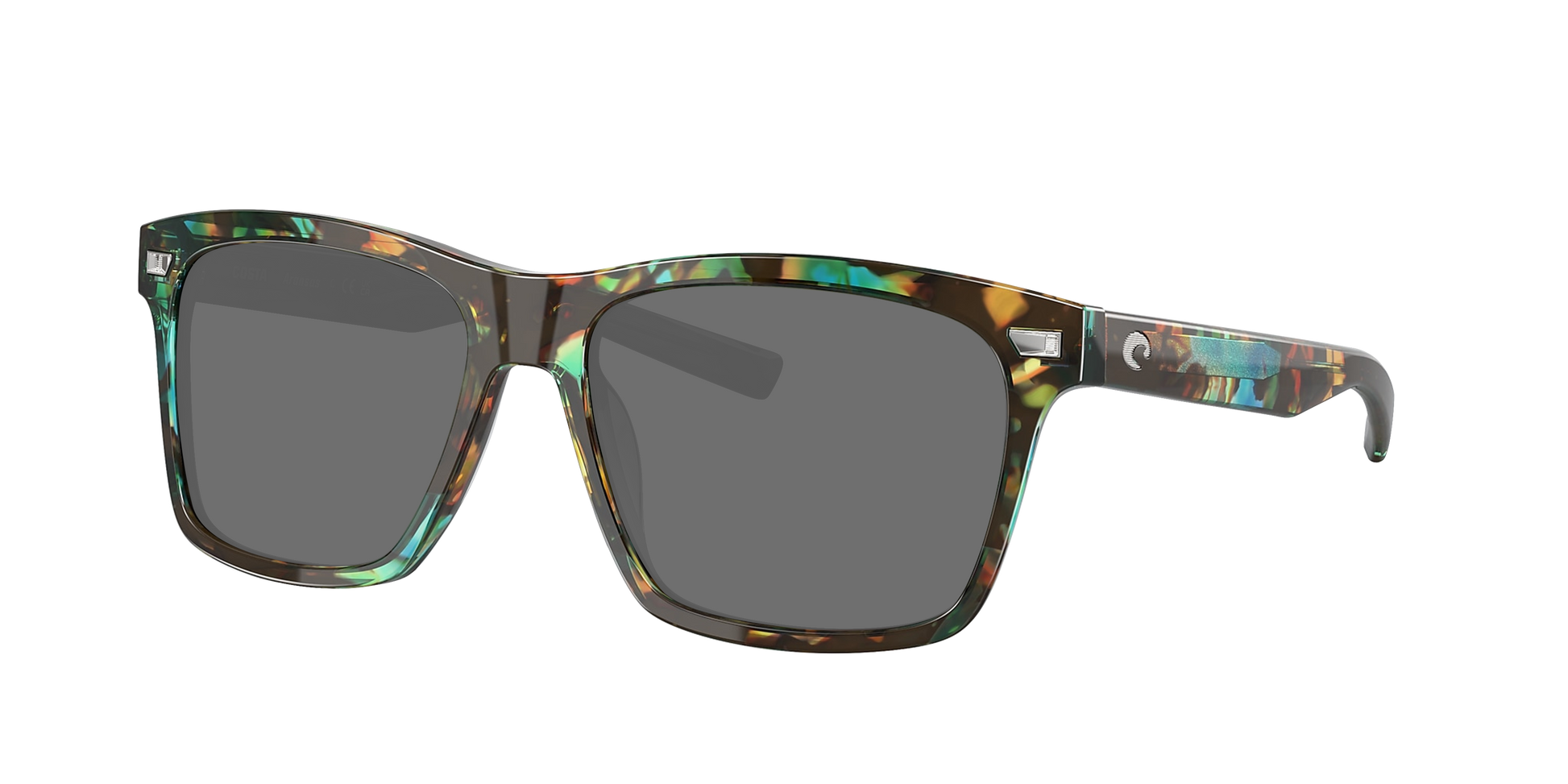 SHINY OCEAN TORTOISE, Grey-Polarized, Costa