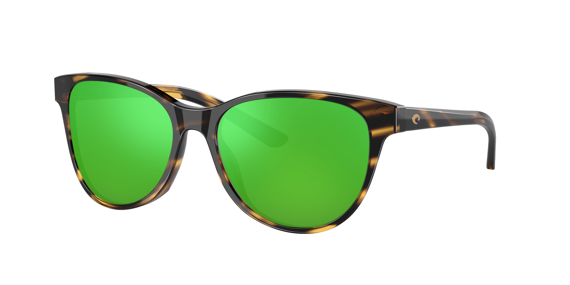 TORTOISE, Green Mirrored-Polarized, Costa