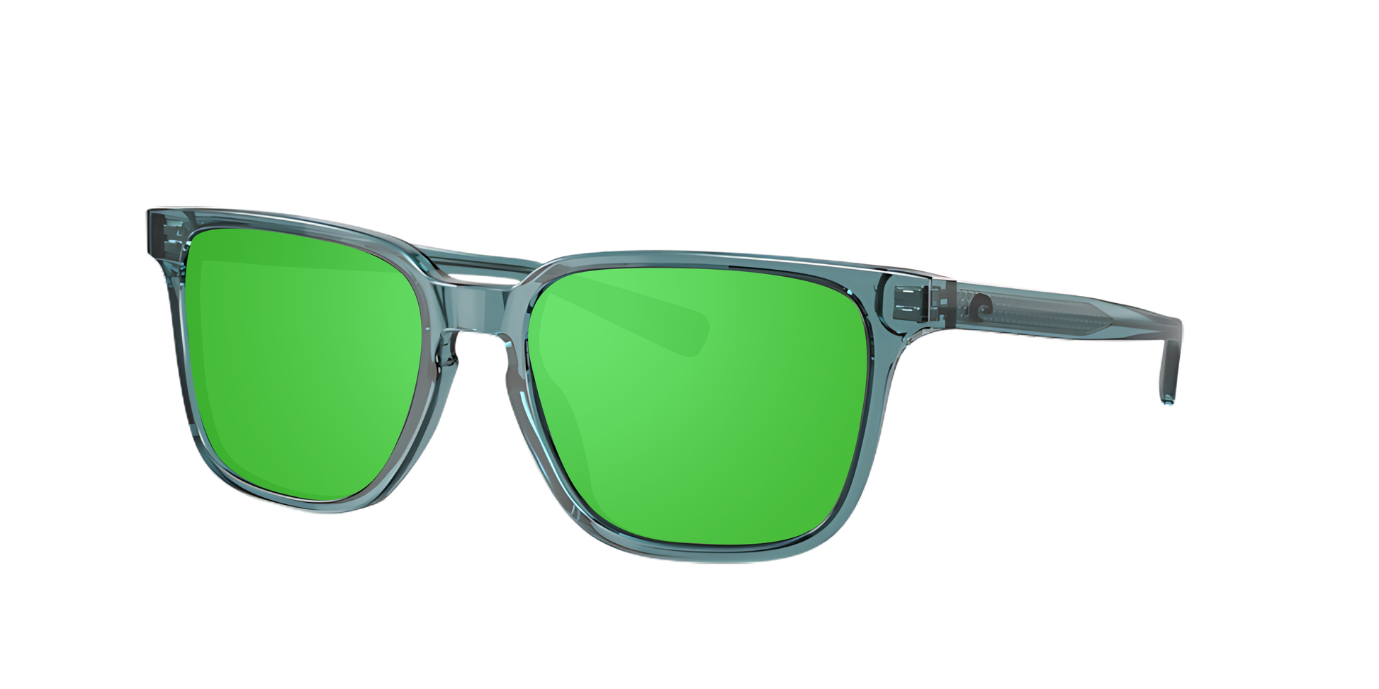 DEEP CRYSTAL AQUAMARINE, Green Mirrored-Polarized, Costa