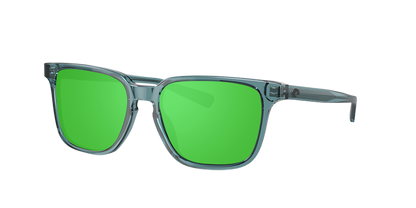 DEEP CRYSTAL AQUAMARINE, Green Mirrored-Polarized, Costa