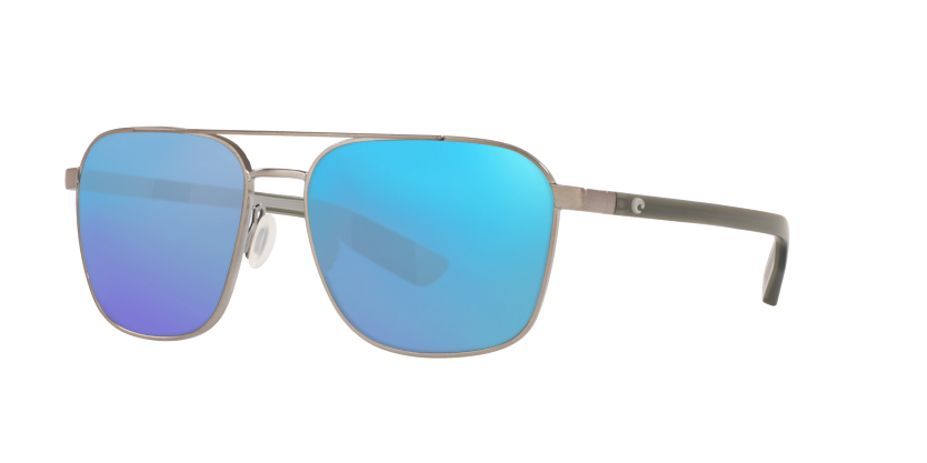 BRUSHED GUNMETAL, Blue-Mirrored, Sunberryrx