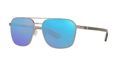 BRUSHED GUNMETAL, Blue-Mirrored, Sunberryrx