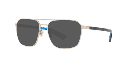 BRUSHED SILVER, Grey-Polarized, Costa