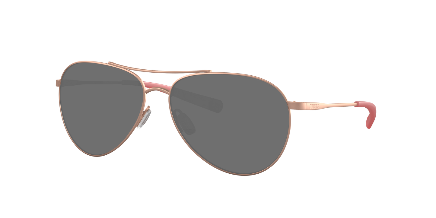 SATIN ROSE GOLD, Grey-Polarized, Costa
