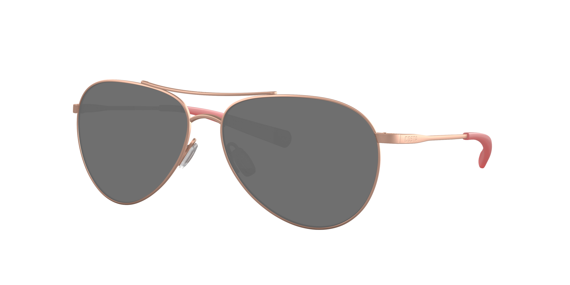 SATIN ROSE GOLD, Grey-Polarized, Costa