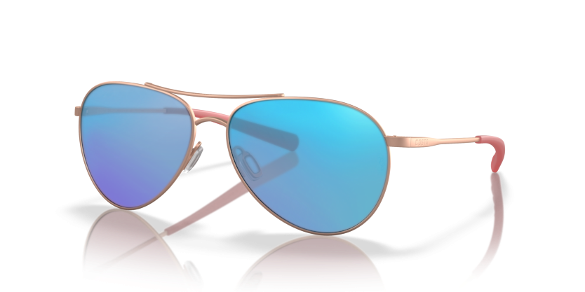 SATIN ROSE GOLD, Blue-Mirrored, Sunberryrx