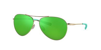 SHINY GOLD, Green Mirrored-Polarized, Costa