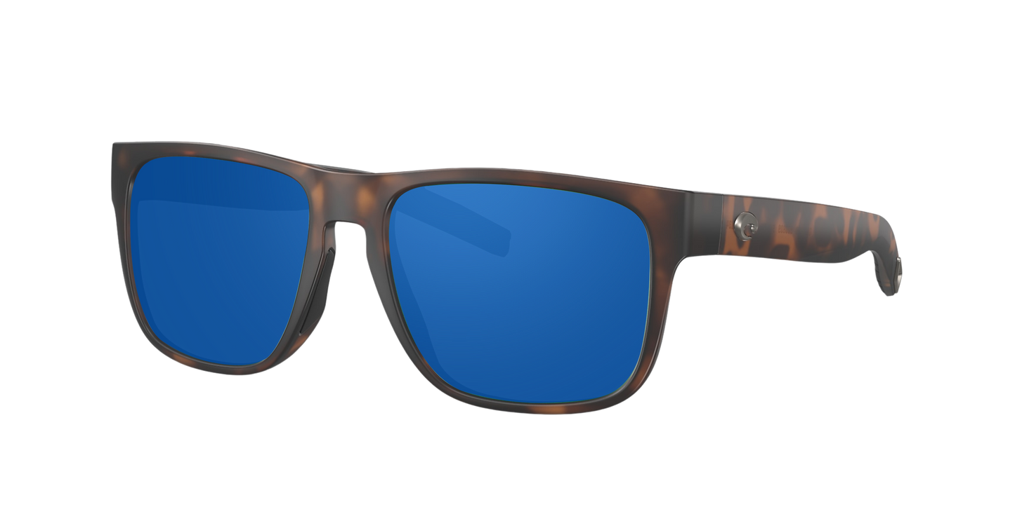 MATTE TORTOISE, Blue Mirrored-Polarized, Costa
