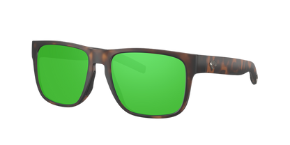 MATTE TORTOISE, Green Mirrored-Polarized, Costa
