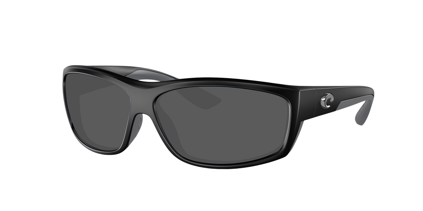 Matte Black, Grey-Polarized, Costa