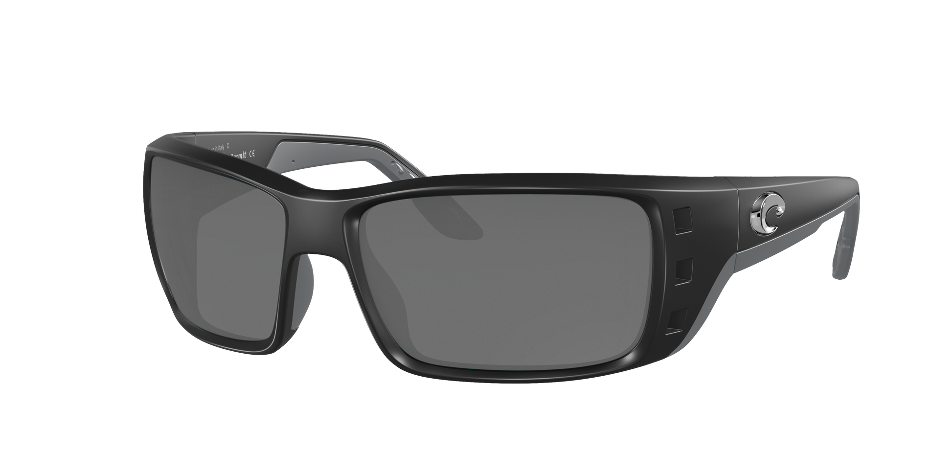Matte Black, Grey-Polarized, Costa