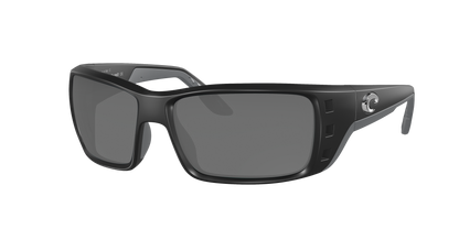 Matte Black, Grey-Polarized, Costa