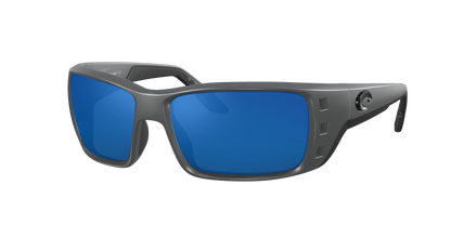 MATTE GRAY, Blue Mirrored-Polarized, Costa