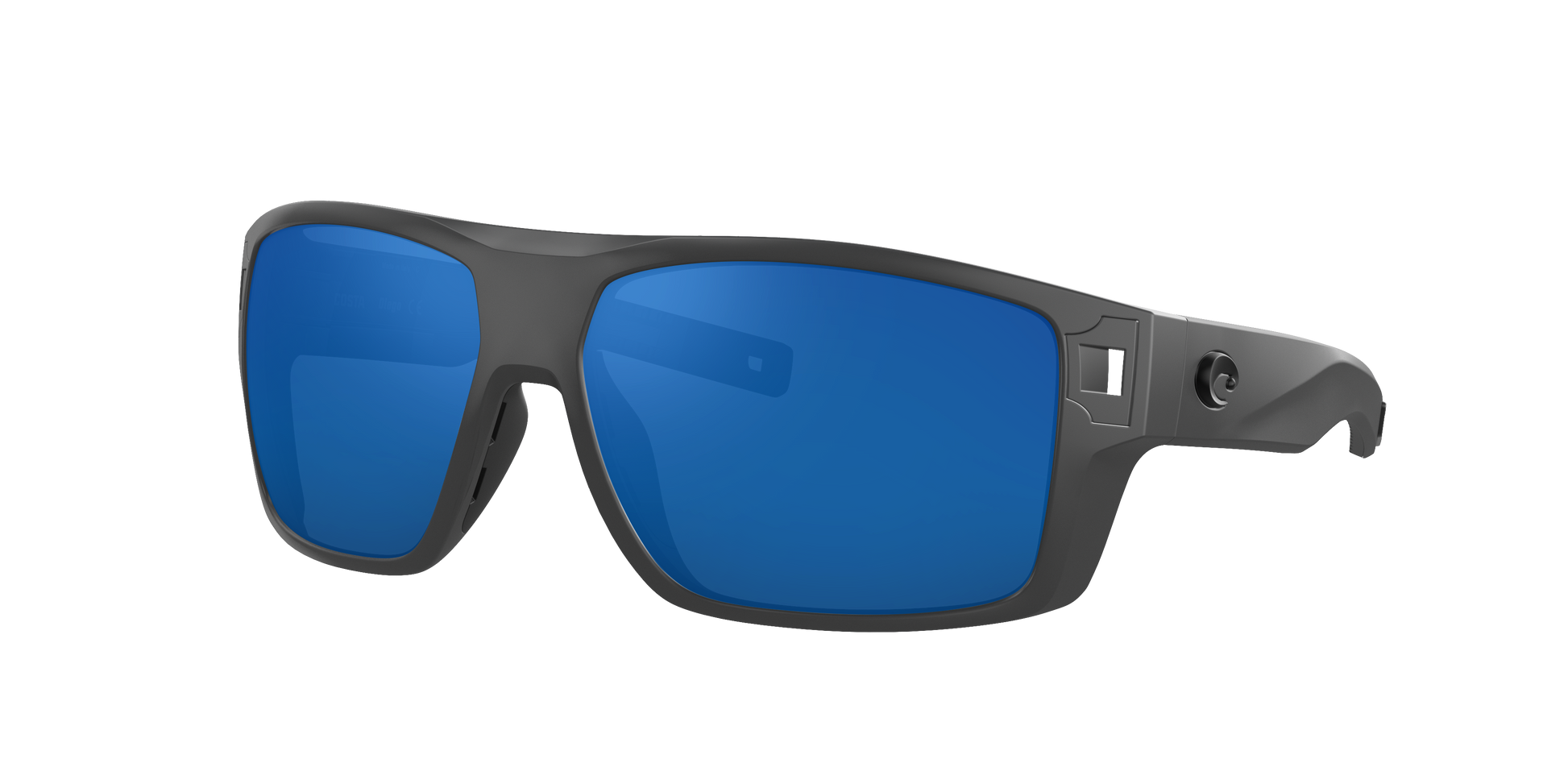 MATTE GRAY, Blue Mirrored-Polarized, Costa