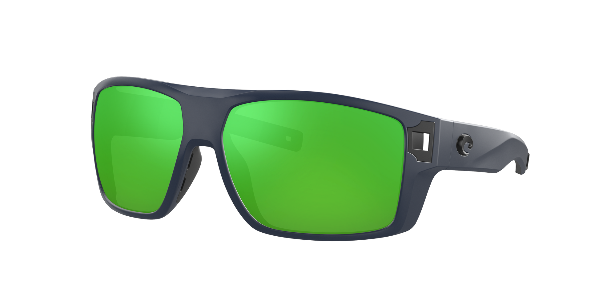 Midnight blue, Green Mirrored-Polarized, Costa