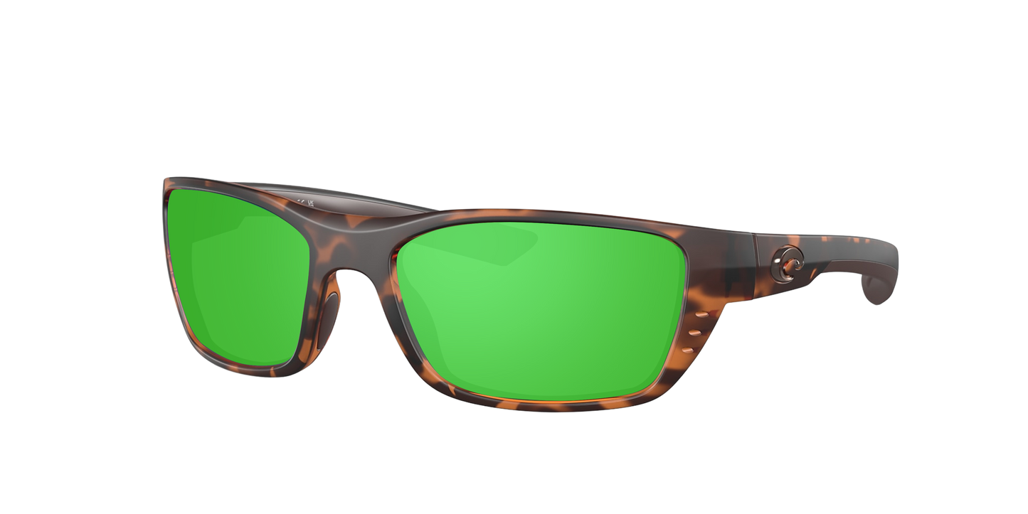 RETRO TORTOISE, Green Mirrored-Polarized, Costa