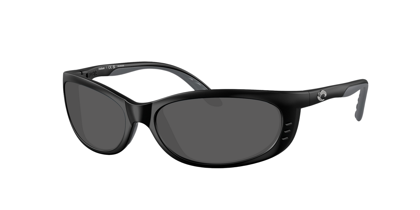 Matte Black, Grey-Polarized, Costa
