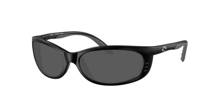 Matte Black, Grey-Polarized, Costa