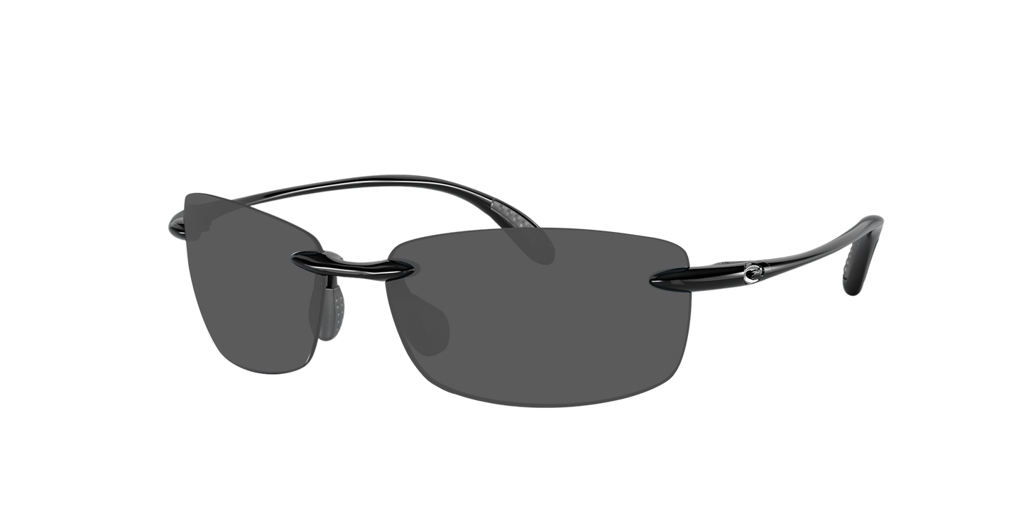 Shiny Black, Grey-Polarized, Costa