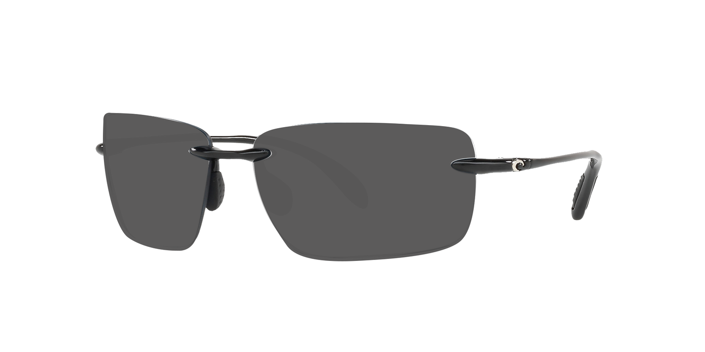 Shiny Black, Grey-Polarized, Costa