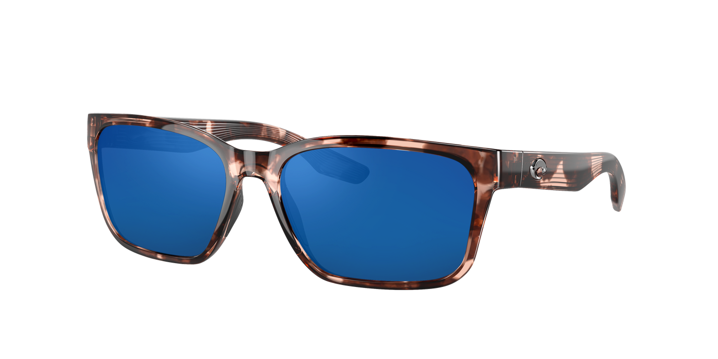 CORAL TORTOISE, Blue Mirrored-Polarized, Costa