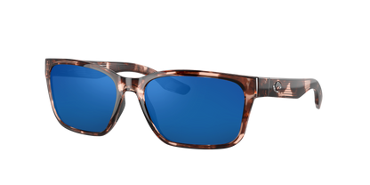 CORAL TORTOISE, Blue Mirrored-Polarized, Costa