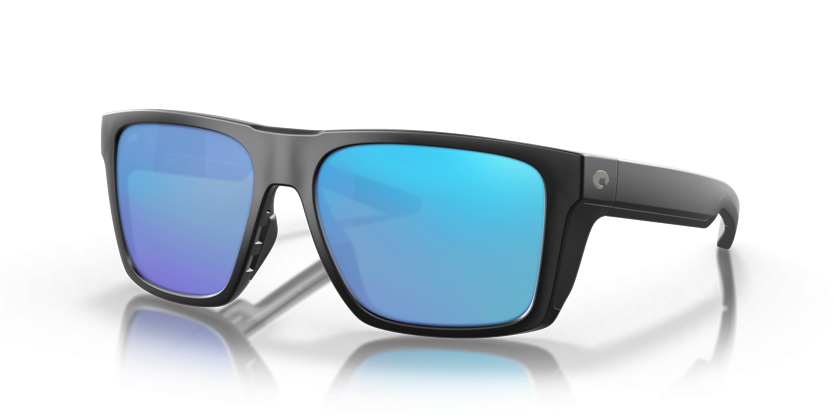 MATTE BLACK, Blue-Mirrored