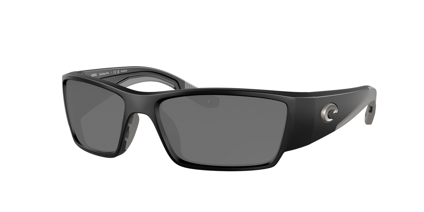 Matte Black, Grey-Polarized, Costa