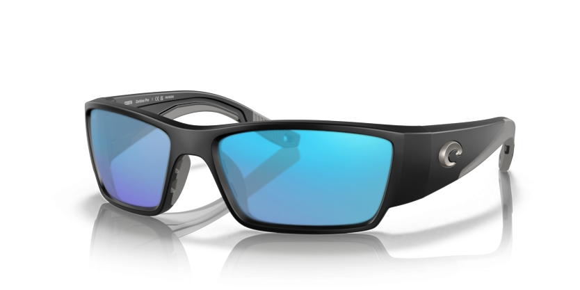 MATTE BLACK, Blue-Mirrored